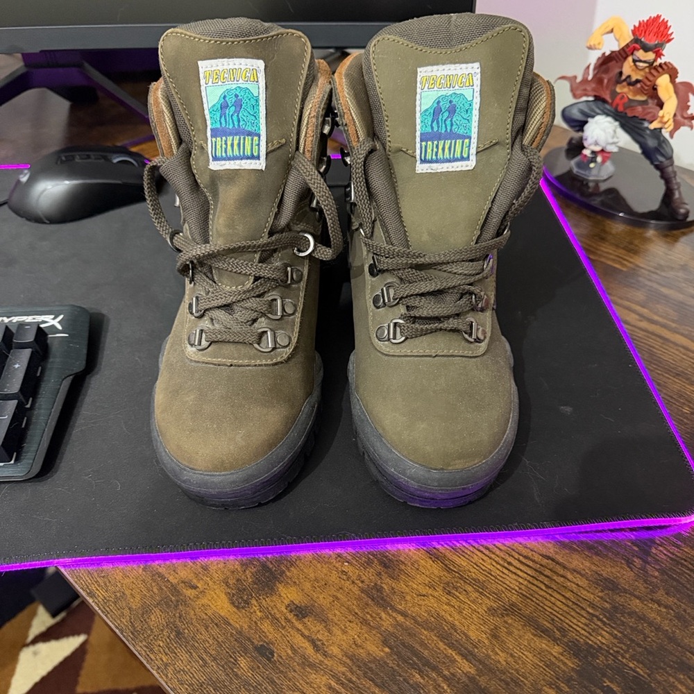 Tecnica Olive and Brown Boots - Picture 2 of 6